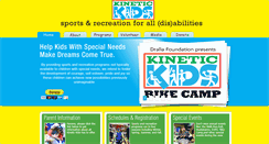 Desktop Screenshot of kinetickidstx.org